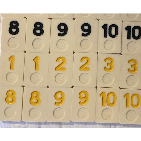 Rummy-O Tile Game Carrying Case Complete Vintage With Lucite Hourglass - Picture 11 of 16